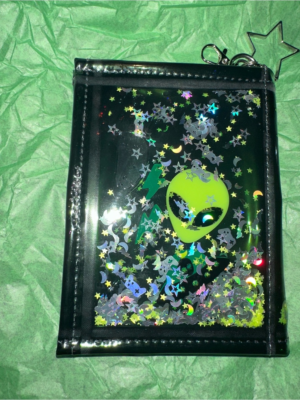 Electric Bubblegum Mini Wallet- Area 51